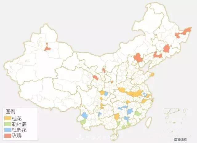 中國各城市市花大集合！月季是51個城市市花具首位(圖2)