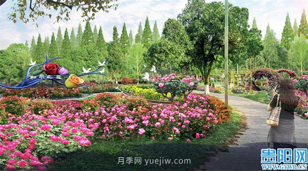 2021年貴陽花溪公園精品月季花卉展即將對(duì)外開放(圖1)