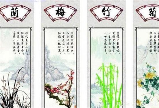 梅蘭竹菊的象征意義 客廳風(fēng)水禁忌梅蘭竹菊(圖2)